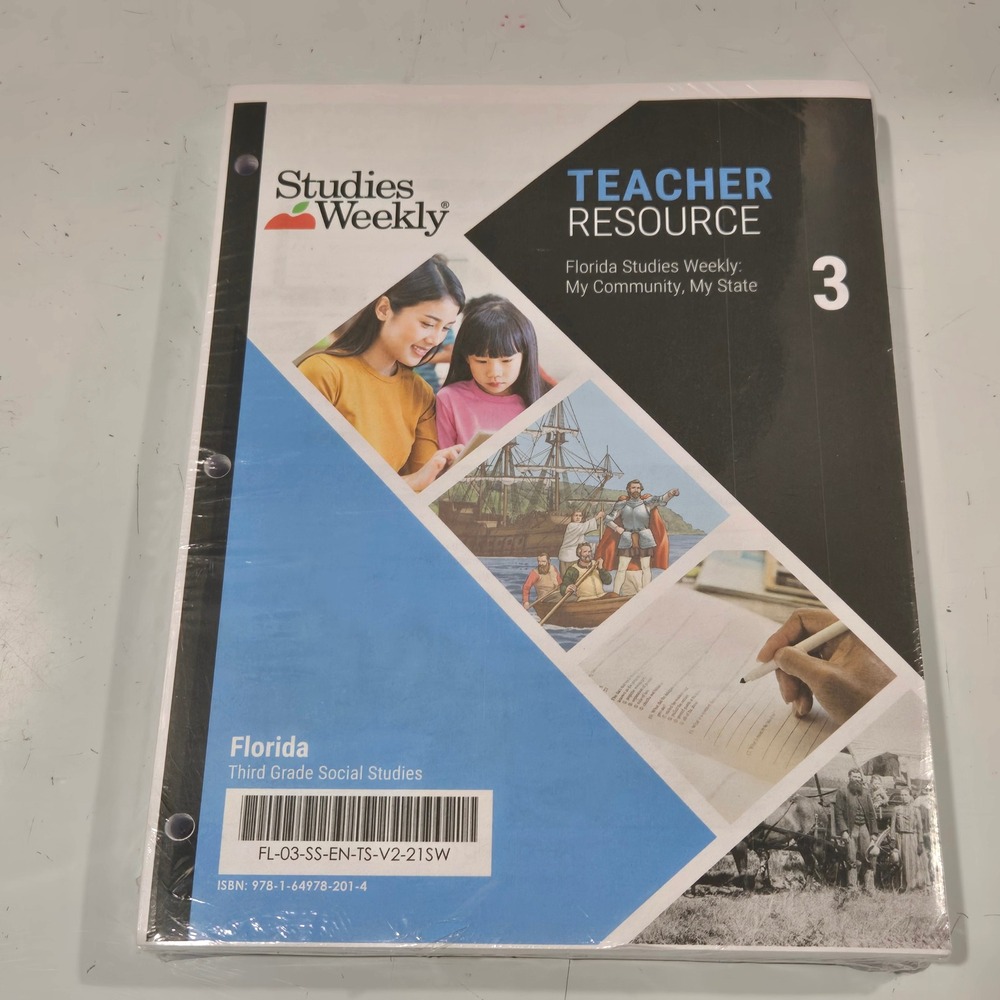 Studies Weekly Florida 3rd Grade Social Studies Teacher Resource ISBN 649782014